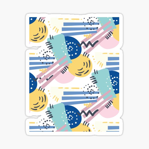 Happy pattern Sticker