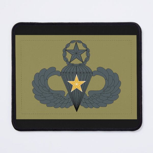 Item preview, Badge - Army - Parachutist - Master - 5 Combat Star - Subdued X 300 designed and sold by Military Insignia Products.
