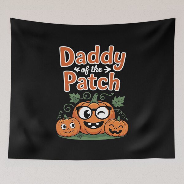 Item preview, Daddy Of The Patch Pumpkin Cutest Halloween  designed and sold by THagBlue.