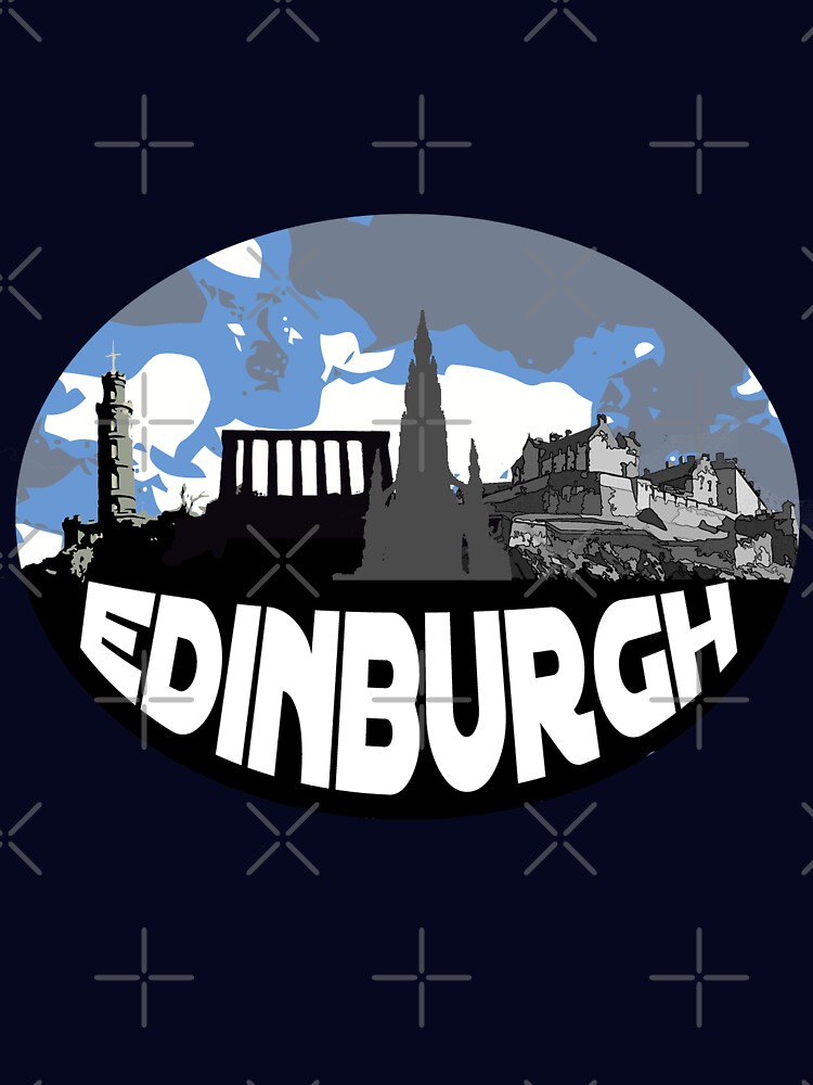 Thumbnail 7 of 7, Essential T-Shirt, Edinburgh designed and sold by Thundermonkey.