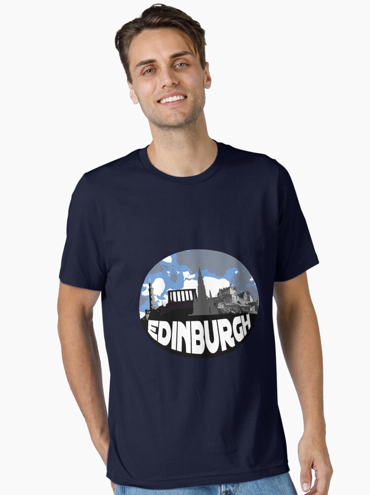 Thumbnail 1 of 7, Essential T-Shirt, Edinburgh designed and sold by Thundermonkey.