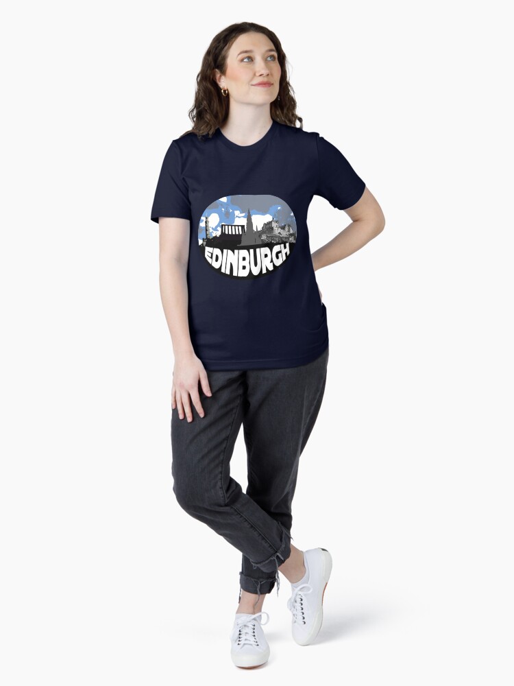 Thumbnail 4 of 7, Essential T-Shirt, Edinburgh designed and sold by Thundermonkey.