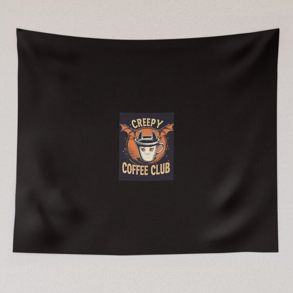 Item preview, ☕ The Creepy Coffee Club – Spooky Halloween Coffee Lovers Design designed and sold by NewDesignForUS.