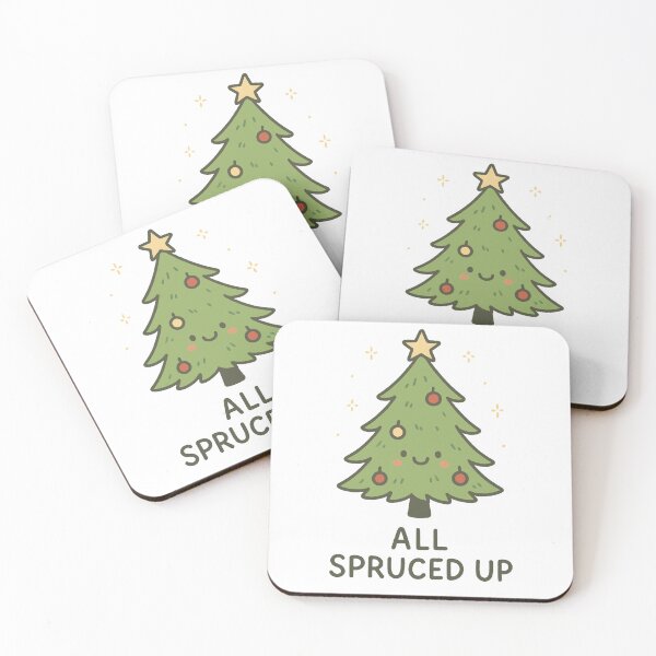 Item preview, All Spruced Up - Christmas Pun designed and sold by gogopachinko.