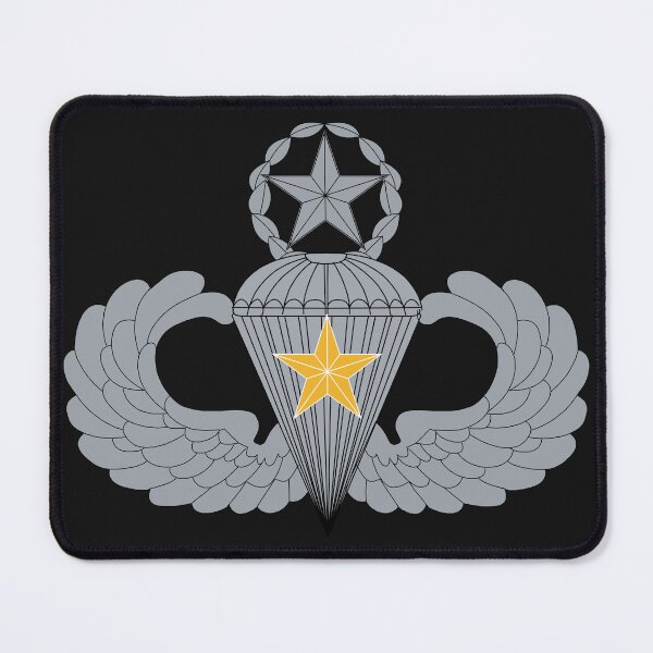 Item preview, Badge - Army - Parachutist - Master - 5 Combat Star X 300 designed and sold by Military Insignia Products.