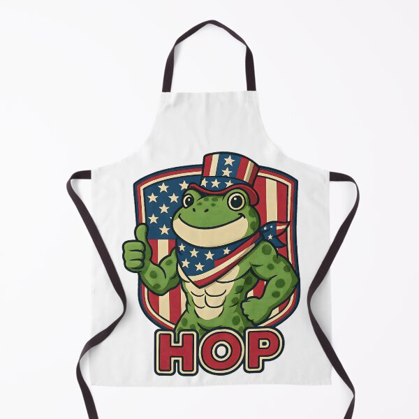 Item preview, Hop Patriotic Frog Funny Portland Frog Brigade Retro Americana Design For Freedom And Humor Lovers designed and sold by ArtDesignTp.