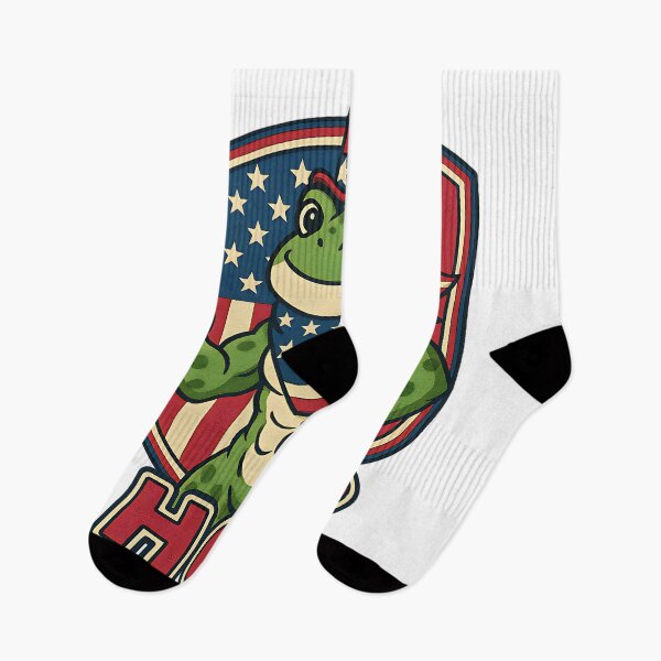 Item preview, Hop Patriotic Frog Funny Portland Frog Brigade Retro Americana Design For Freedom And Humor Lovers designed and sold by ArtDesignTp.