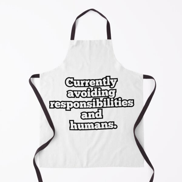 Item preview, Currently Avoiding Responsibilities and Humans – Funny Introvert Quote designed and sold by ArtesioByZaber.
