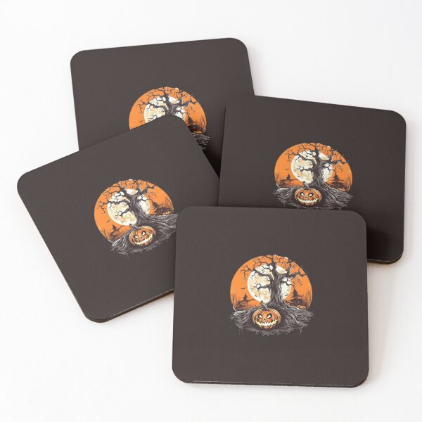 Item preview, Halloween Tree and Full Moon designed and sold by WirelessChimp.