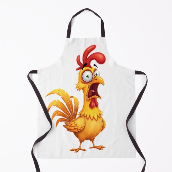 Item preview, Screaming Cartoon Rooster with Exaggerated Expression designed and sold by By:MarcinK.