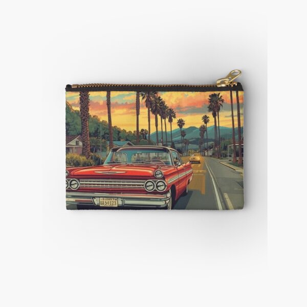 Aperçu de l'œuvre Croisière au coucher du soleil - Ambiance rétro californienne créée et vendue par Buble7.