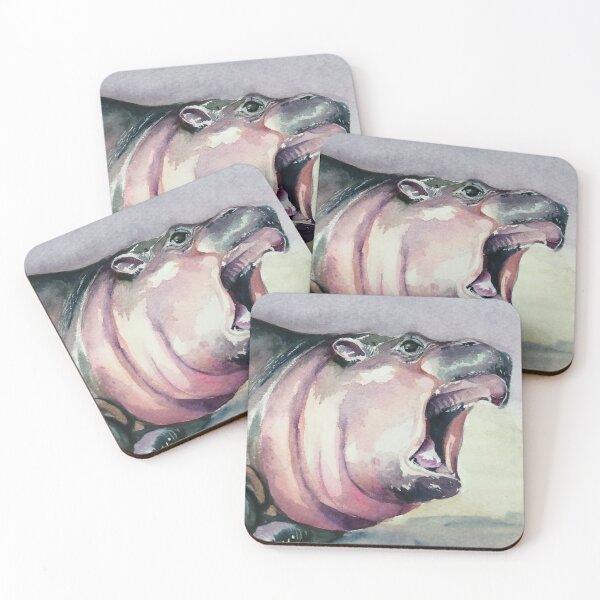 Item preview, Angry Moodeng the baby hippo designed and sold by popera.