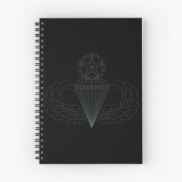 Artikelvorschau, Abzeichen - Armee - Fallschirmspringer - Meister - Black Metal X 300 entworfen und verkauft von Military Insignia Products.