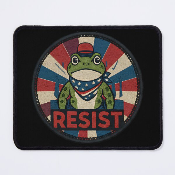 Item preview, Resist Patriotic Frog Retro Portland Frog Brigade Design For Freedom Activist Lovers And Protest Art Fans designed and sold by ArtDesignTp.