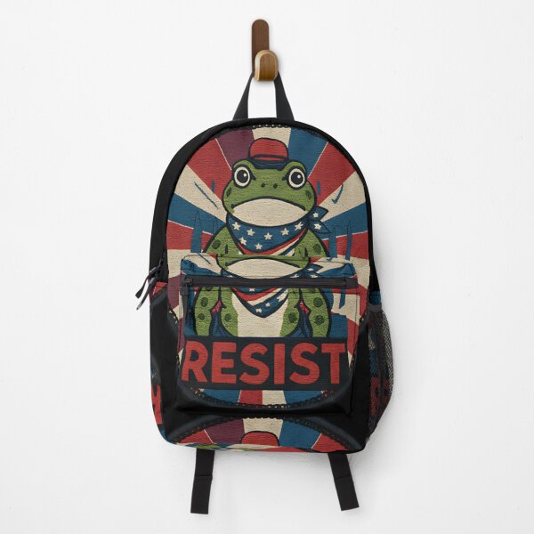 Item preview, Resist Patriotic Frog Retro Portland Frog Brigade Design For Freedom Activist Lovers And Protest Art Fans designed and sold by ArtDesignTp.