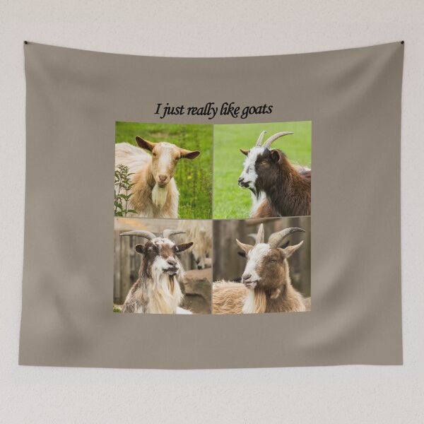 Item preview, I Just Really Like Goats designed and sold by Jane Stanley Photography.
