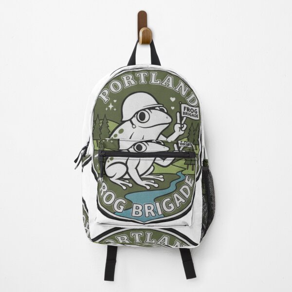 Item preview, Portland Frog Brigade Vintage Shield Retro Frog Design For Activists Funny City Lovers And Classic Art Fans designed and sold by ArtDesignTp.