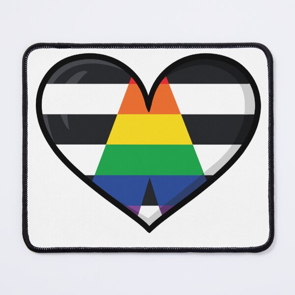 Item preview, pride -straight ally heart designed and sold by Official Legacy and Dameni Fan Art.