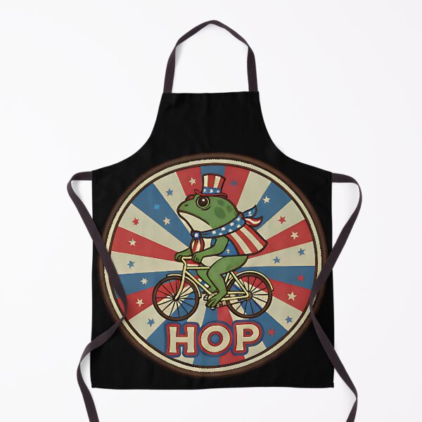 Item preview, Hop Freedom Frog Cycling Funny Patriotic Retro Portland Frog Brigade Design For Americana Humor Fans designed and sold by ArtDesignTp.