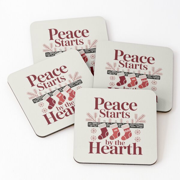 Item preview, Serene Christmas Hearth – Minimal Rustic Beauty designed and sold by SplashTastic.