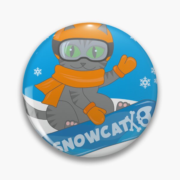 Item preview, snowboard cat designed and sold by A-mici-marina.