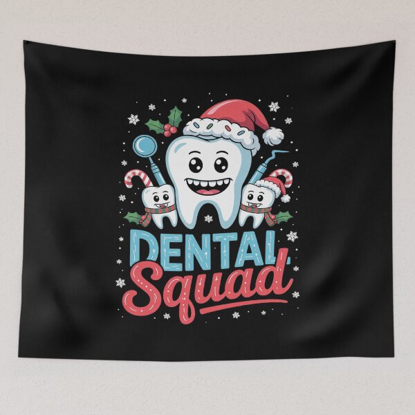Item preview, Dental Squad Santa Hat Xmas Dentist Hygienist Christmas  designed and sold by THagBlue.