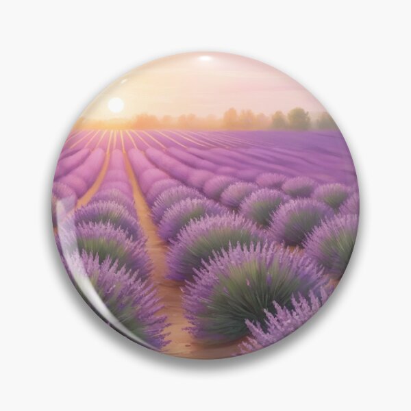 Item preview, Lavender Fields at Sunset / Campi di Lavanda al Tramonto / Campos de Lavanda al Atardecer designed and sold by The Natural Image.