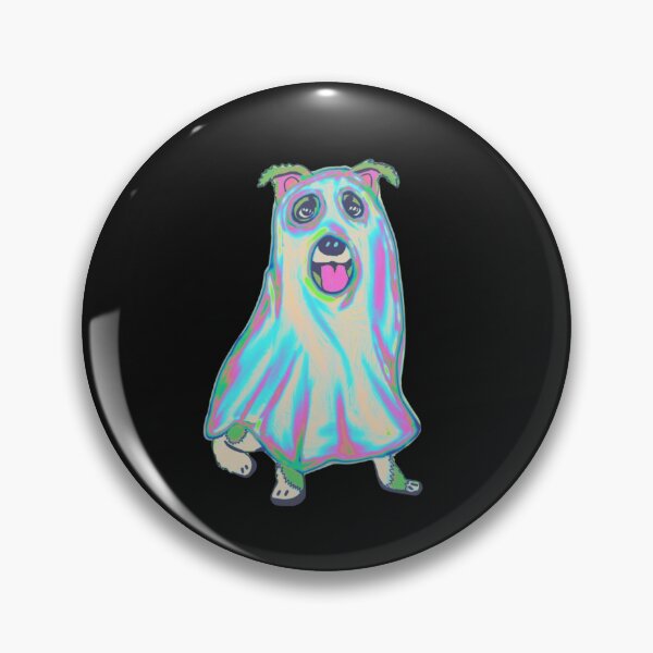 Item preview, Psychedelic Ghost Dog designed and sold by Vanessa Hogle.