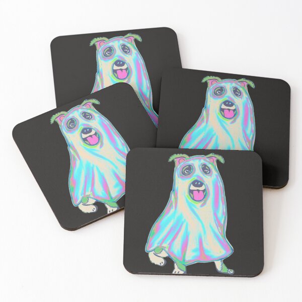Item preview, Psychedelic Ghost Dog designed and sold by Vanessa Hogle.