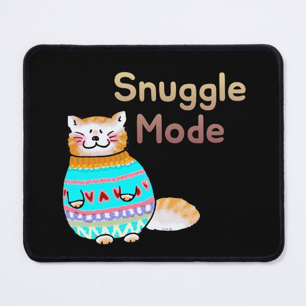 Item preview, Snuggle Mode Cozy Winter Cat designed and sold by CuteCartoon.