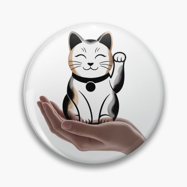 Item preview, Kawaii Fortune: Maneki-neko on Her Hand designed and sold by AndrewYoko.