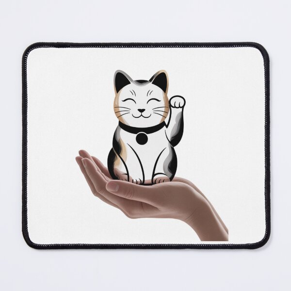 Item preview, Kawaii Fortune: Maneki-neko on Her Hand designed and sold by AndrewYoko.