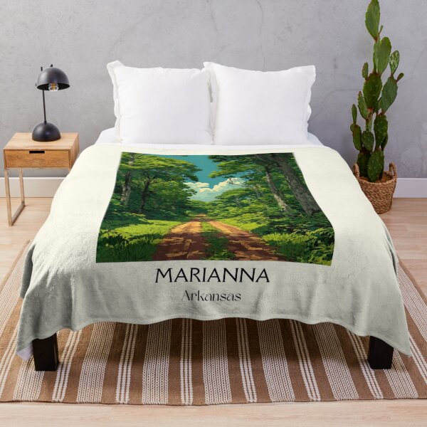 Item preview, Marianna Arkansas Forest Trail Art Print designed and sold by TuncGK.