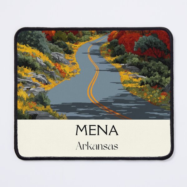 Item preview, Mena Arkansas Talimena Scenic Drive Art Print designed and sold by TuncGK.