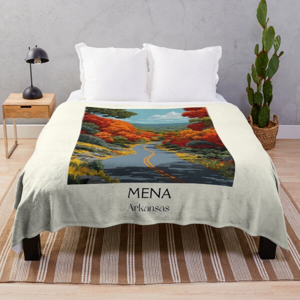 Item preview, Mena Arkansas Talimena Scenic Drive Art Print designed and sold by TuncGK.