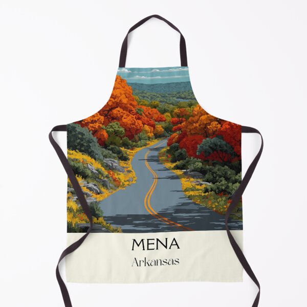 Item preview, Mena Arkansas Talimena Scenic Drive Art Print designed and sold by TuncGK.