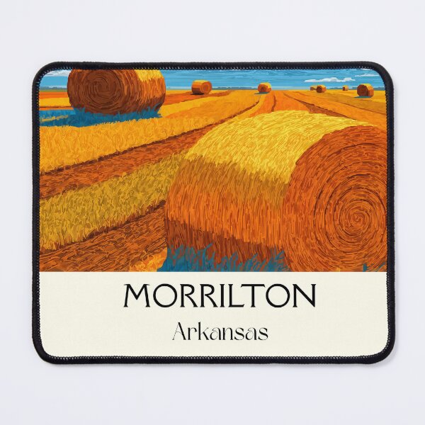 Item preview, Morrilton Arkansas Wheat Fields Art Print designed and sold by TuncGK.