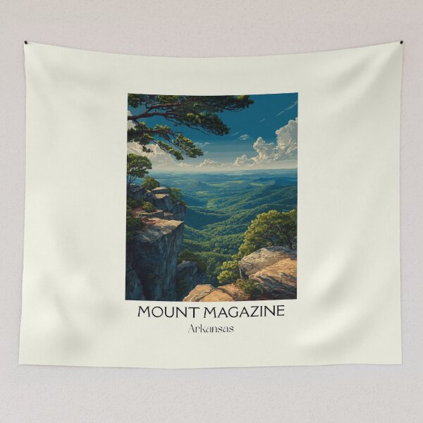 Item preview, Mount Magazine Arkansas Highest Peak Art Print designed and sold by TuncGK.