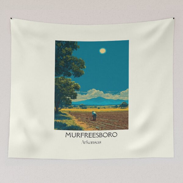 Item preview, Murfreesboro Arkansas Moonlit Lake Art Print designed and sold by TuncGK.