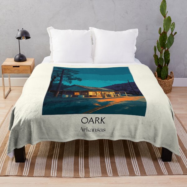 Item preview, Oark Arkansas Mountain Cabin Art Print designed and sold by TuncGK.