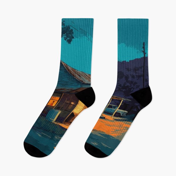 Item preview, Oark Arkansas Mountain Cabin Art Print designed and sold by TuncGK.