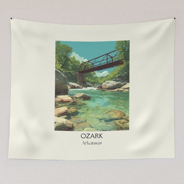 Item preview, Ozark Arkansas Natural Bridge Art Print designed and sold by TuncGK.