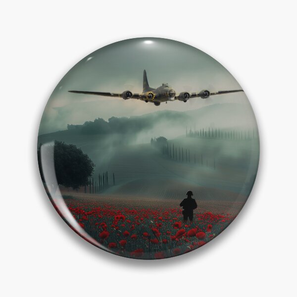 Artikelvorschau, B17 Erinnerungsmohnblumen gegen das Vergessen entworfen und verkauft von Airpower Art.
