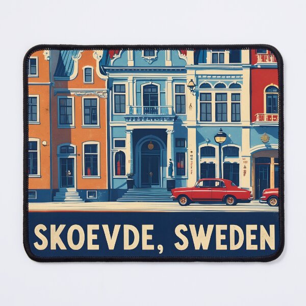 Item preview, Skoevde Sweden 1950s Vintage Travel Tourism designed and sold by TravelersGems.