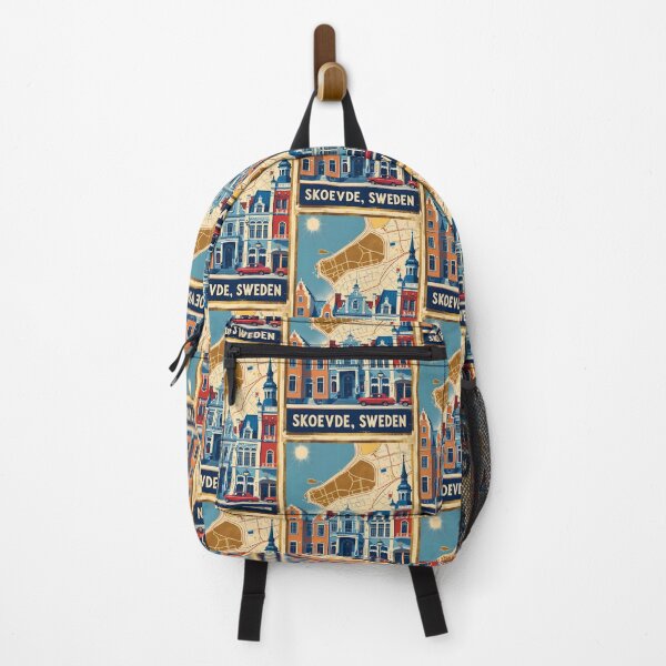 Item preview, Skoevde Sweden 1950s Vintage Travel Tourism designed and sold by TravelersGems.