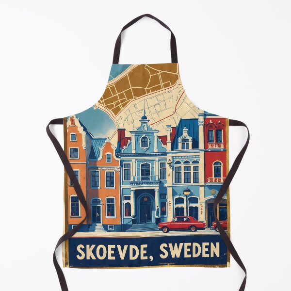 Item preview, Skoevde Sweden 1950s Vintage Travel Tourism designed and sold by TravelersGems.