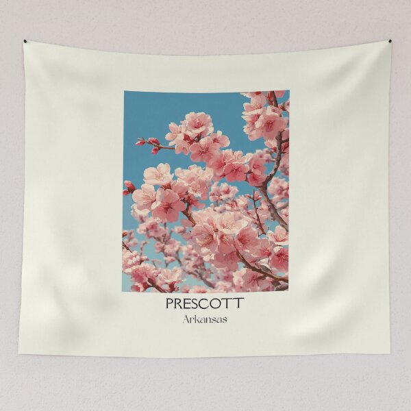 Item preview, Prescott Arkansas Spring Blossoms Art Print designed and sold by TuncGK.
