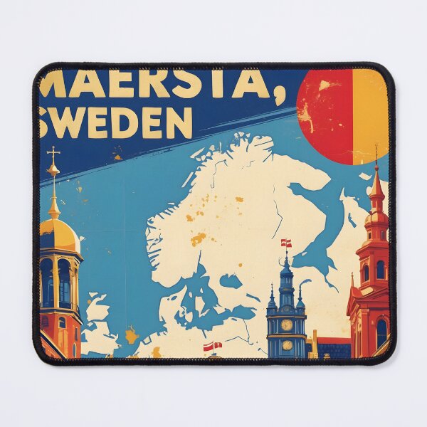 Item preview, Maersta Sweden 1950s Vintage Travel Tourism designed and sold by TravelersGems.