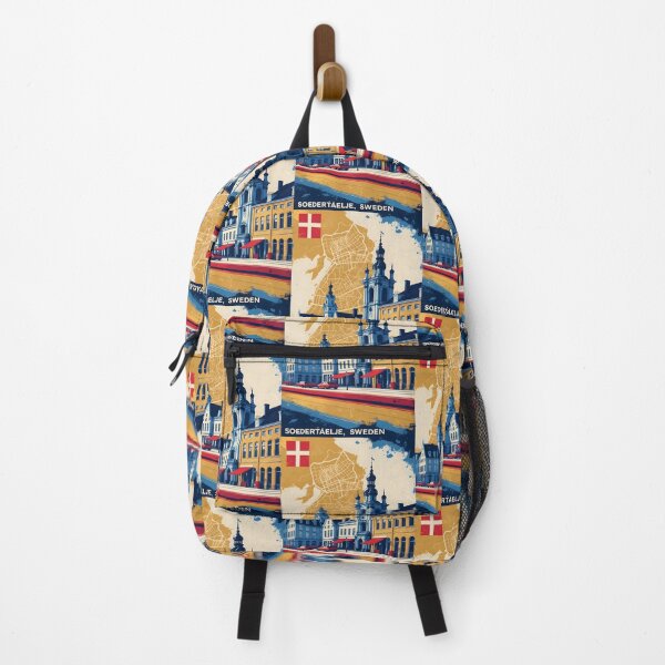 Item preview, Soedertaelje Sweden 1950s Vintage Travel Tourism designed and sold by TravelersGems.
