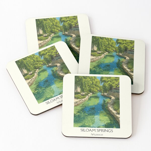 Item preview, Siloam Springs Arkansas Natural Spring Art Print designed and sold by TuncGK.